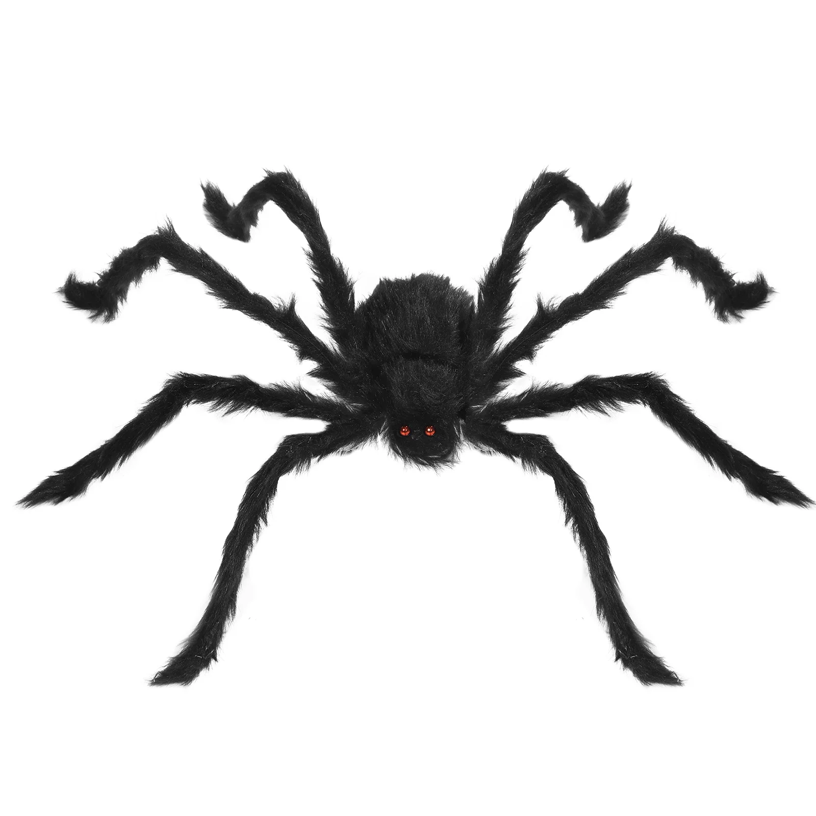 BESPORTBLE Artificial Spider Simulation Plush Toy Black Color Lifelike Spider Toy Halloween Fake Spider