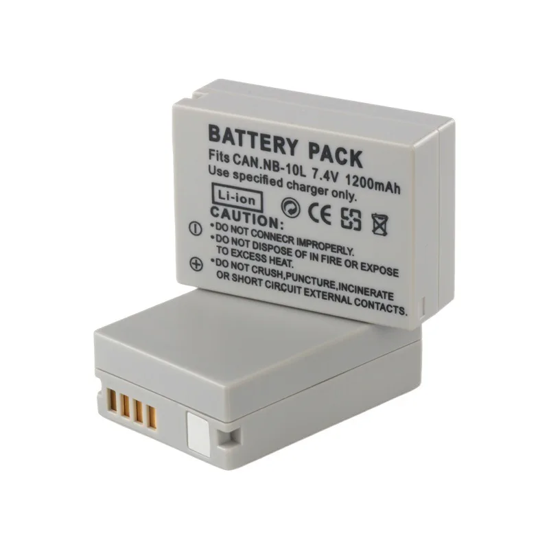 

1200mAh NB-10L NB 10L Li-ion Camera Battery For Canon PowerShot SX40 IS SX40IS SX50HS SX50 HS SX60 HS SX60HS G15 G16 G3 X G1 X