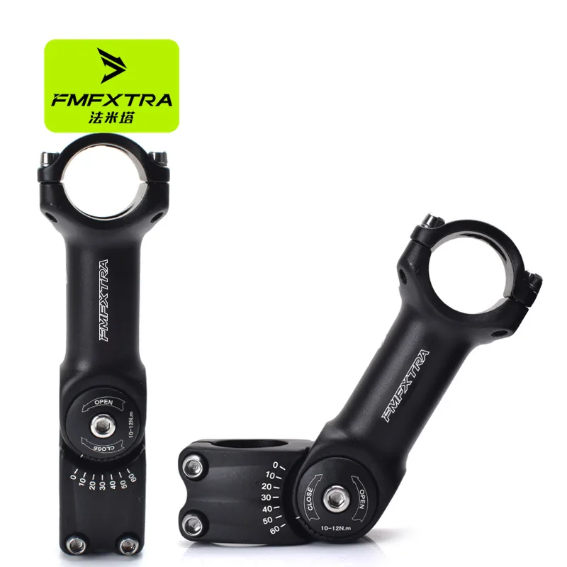 Mtb Bike Lifting Equipment Angle Riser 25.4/31.8 Bicycle Height Increase Adjustable Bicycle Stem Handlebar Riser Easy Install