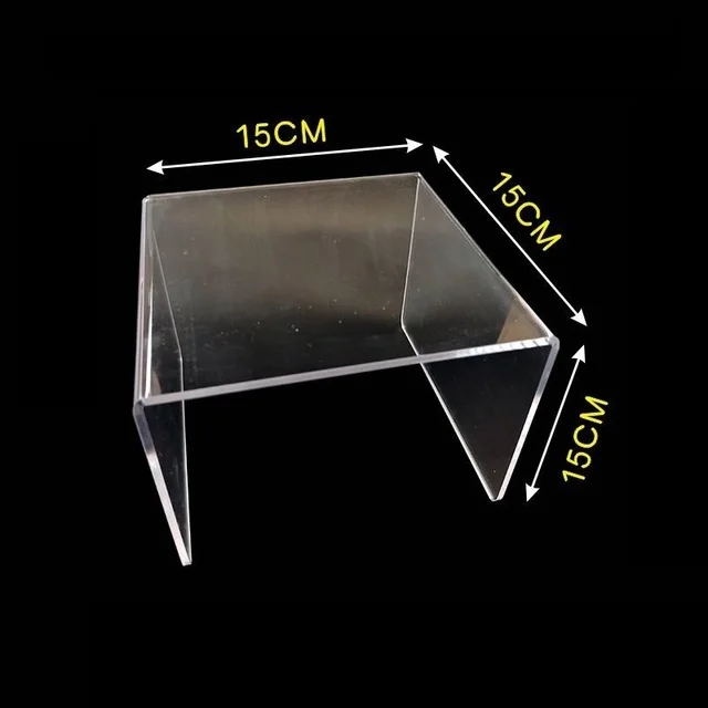 thumbnail interactive-video image 1 of Jusalpha Clear Acrylic Riser - 6x9x6 Inch Display Stand For Funko POP, Jewelry & Cupcakes 1 of 6