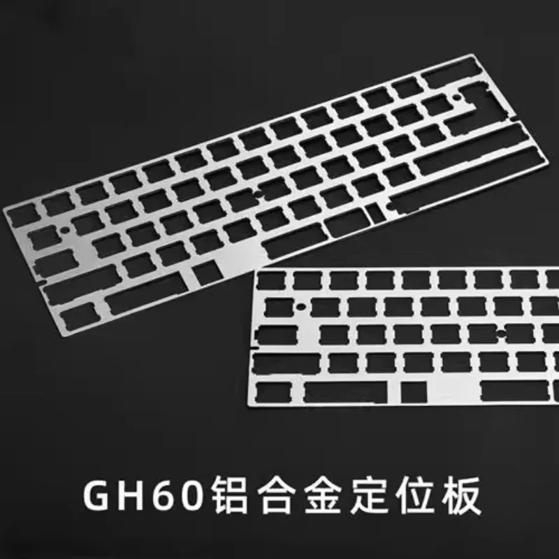 

Механическая плата позиционирования клавиатуры GH60, левый переключатель 64, плата позиционирования печатной платы из алюминиевого сплава, индивидуальная раскладка 61/63/64.
