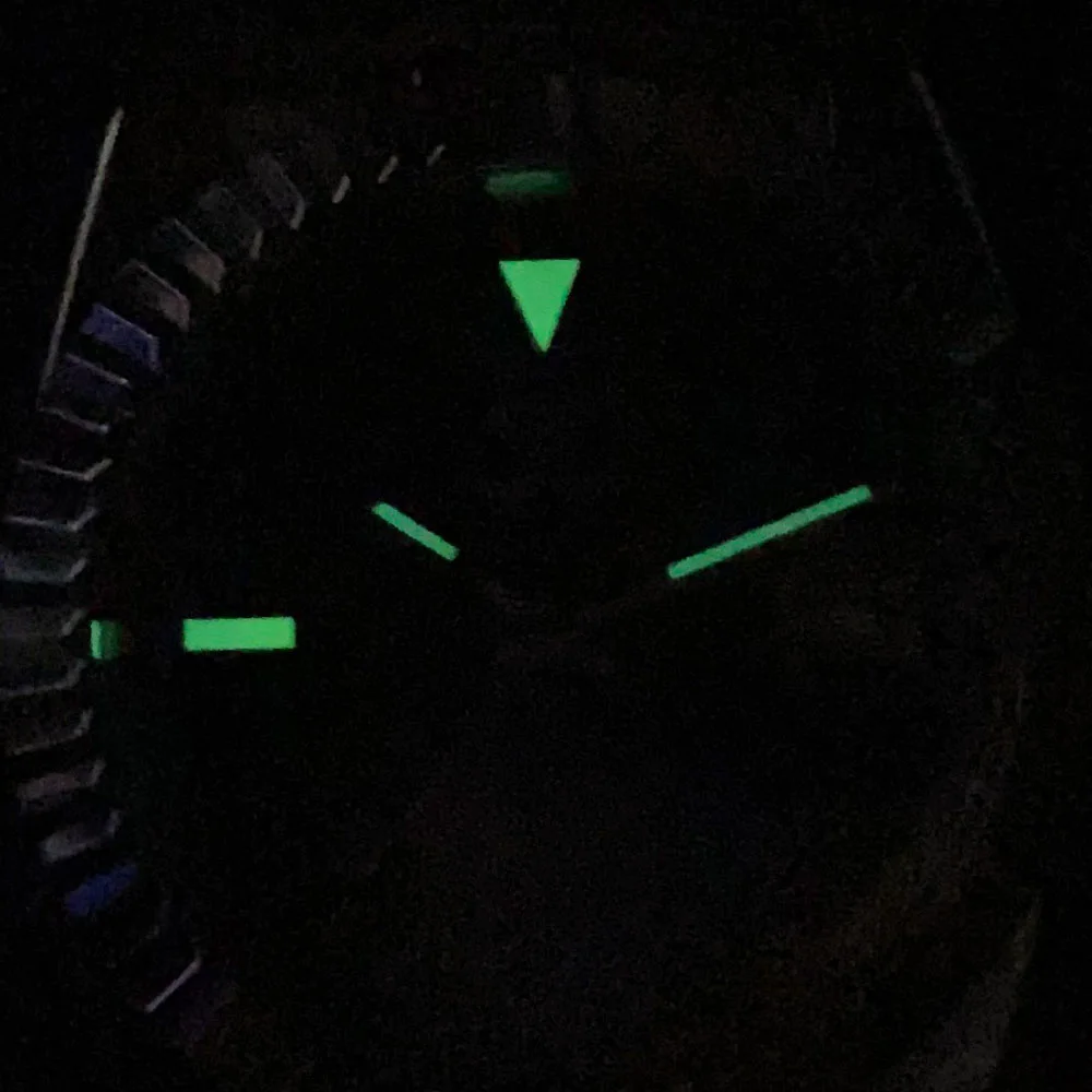 36 مللي متر 39 مللي متر أمة الله رمادي أخضر الرقم الروماني الطلب 200 متر الغوص NH35 التلقائي ساعة رجالية حزام الصلب الياقوت الزجاج الشريحة مشبك