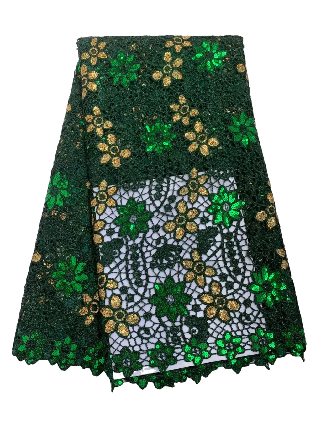 

Новая гипюровая ажурная кружевная ткань 2025 г., высокое качество, водорастворимая вышивка, африканский нигерийский материал, шнур, кружево, 5 ярдов, шитье