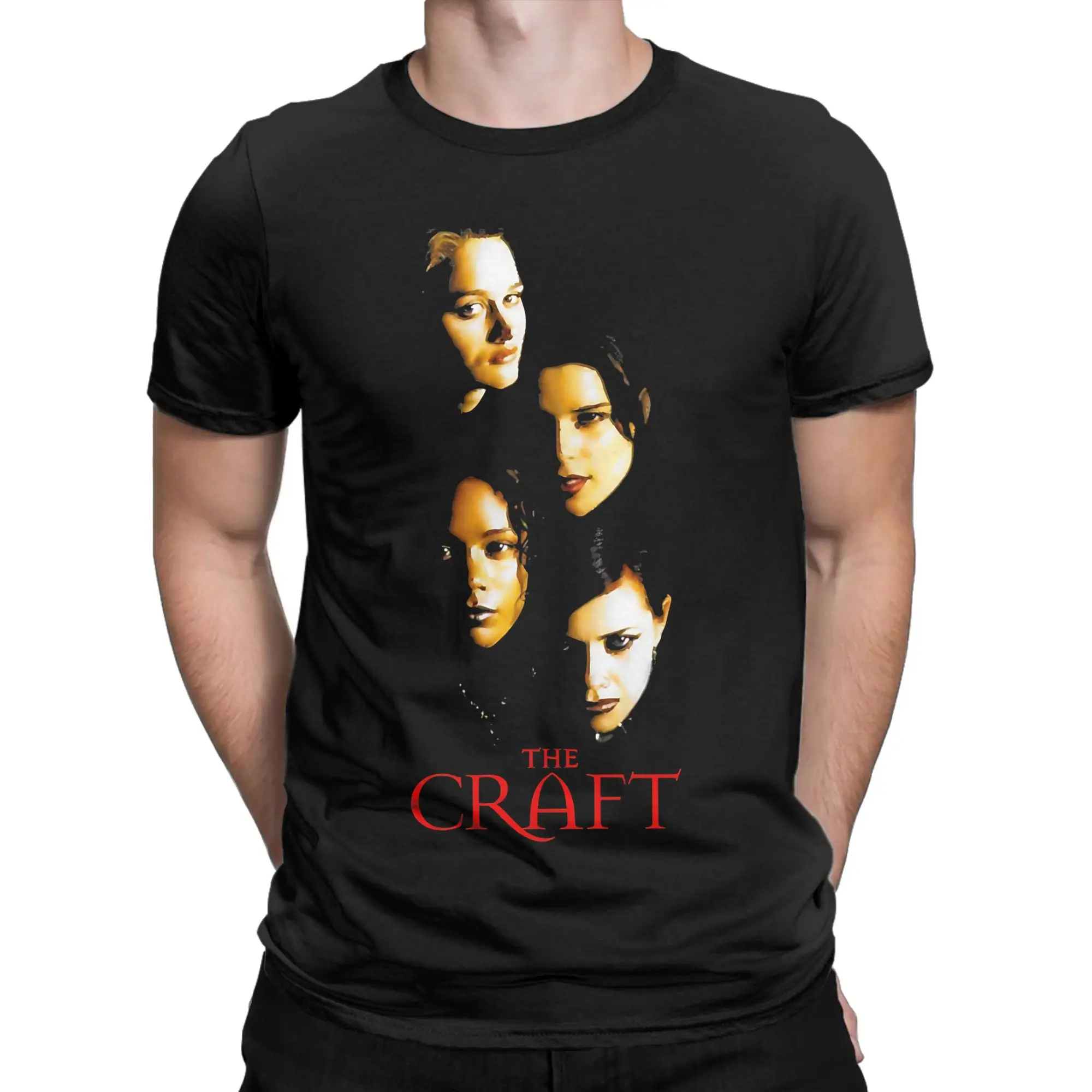 Casual T Shirt Summer Retro Untiled   Fashion T Shirts The Craft Cotton Tshirt for Men Y2K Funny Design Short Sleeve Top Tees