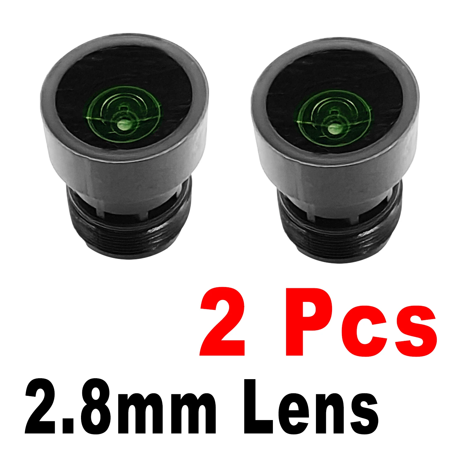 2pcs 2.8mm Lens CCTV Fixed Iris M12 Lens Format For Security Surveillance Video Ip Camera Digital Analog Cam HD Support Infrared