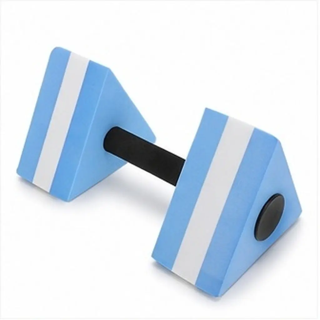 Aquatic Dumbbells for Water Aerobics Floating Design Comfortable Secure Grip Low Impact Joint Protection Full Body Training Pool
