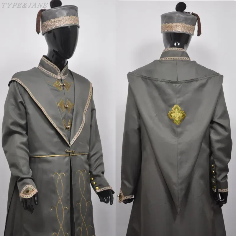 High quality Halloween Costume Potter Costume Dumbledore Cos Albus Anime Principal Wizardry Costume