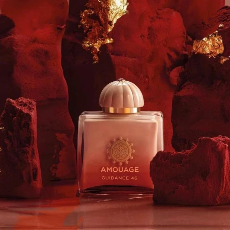 

AMOUAGE Guidance 46 100ml Extrait De Parfum Floral Woody Perfume Rose Incense Vanilla Amber Long Lasting Luxury Unisex Fragrance