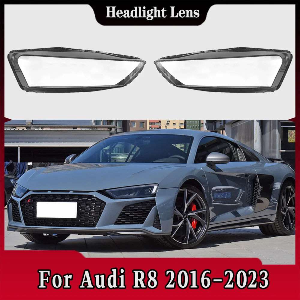 

For Audi R8 2016 2017 2018 2019 2020 2021 2022 2023 Car Headlight Shell Replacement Headlight Cover Headlamp Lens Headlight