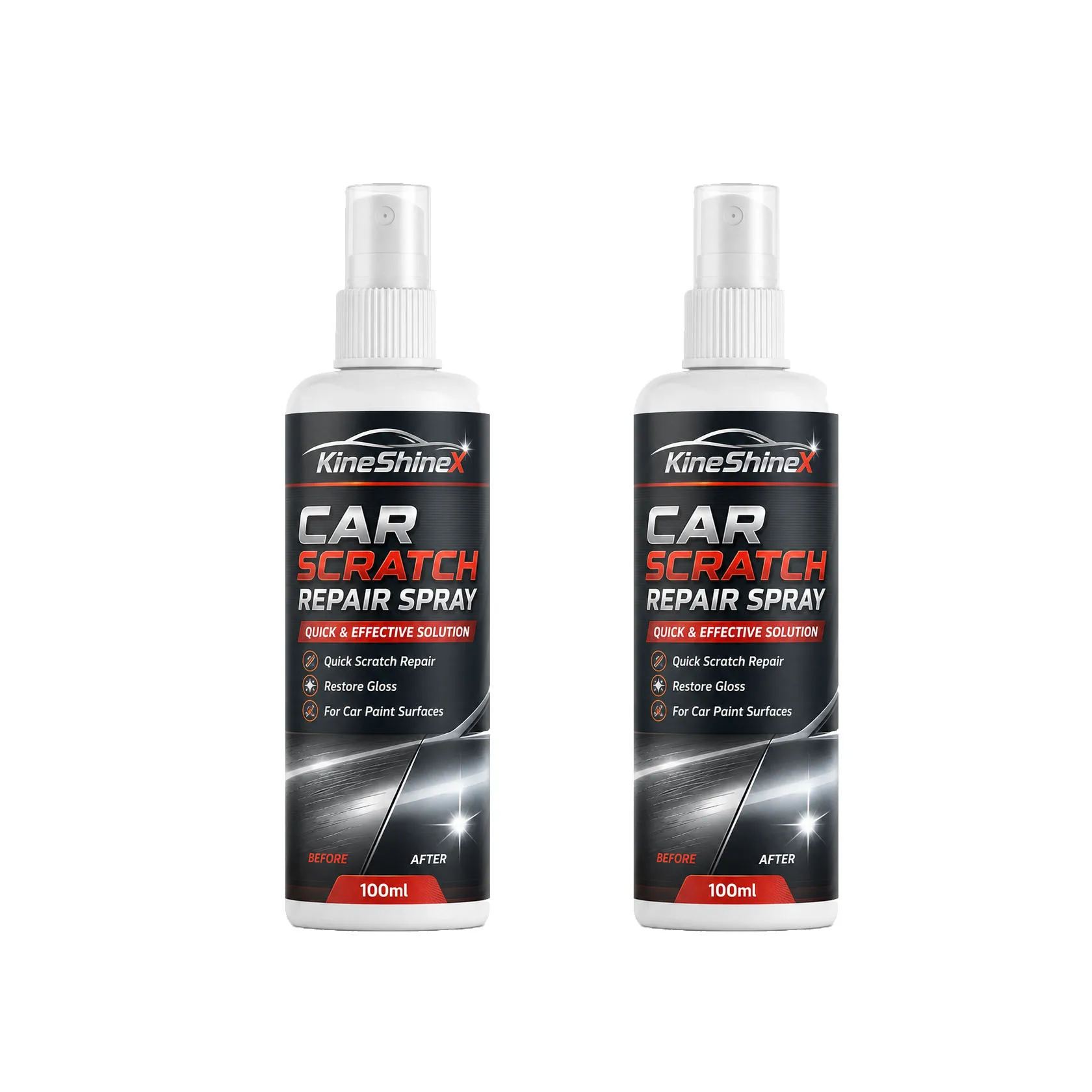 100ml Auto-Kratzer-Reparaturspray, Lackpflege-Politur für leichte Kratzer, Wirbelspuren und Schrammen, Auto-Glanz-Regenerator, 1 Stück/2 Stück Set – Detail 9