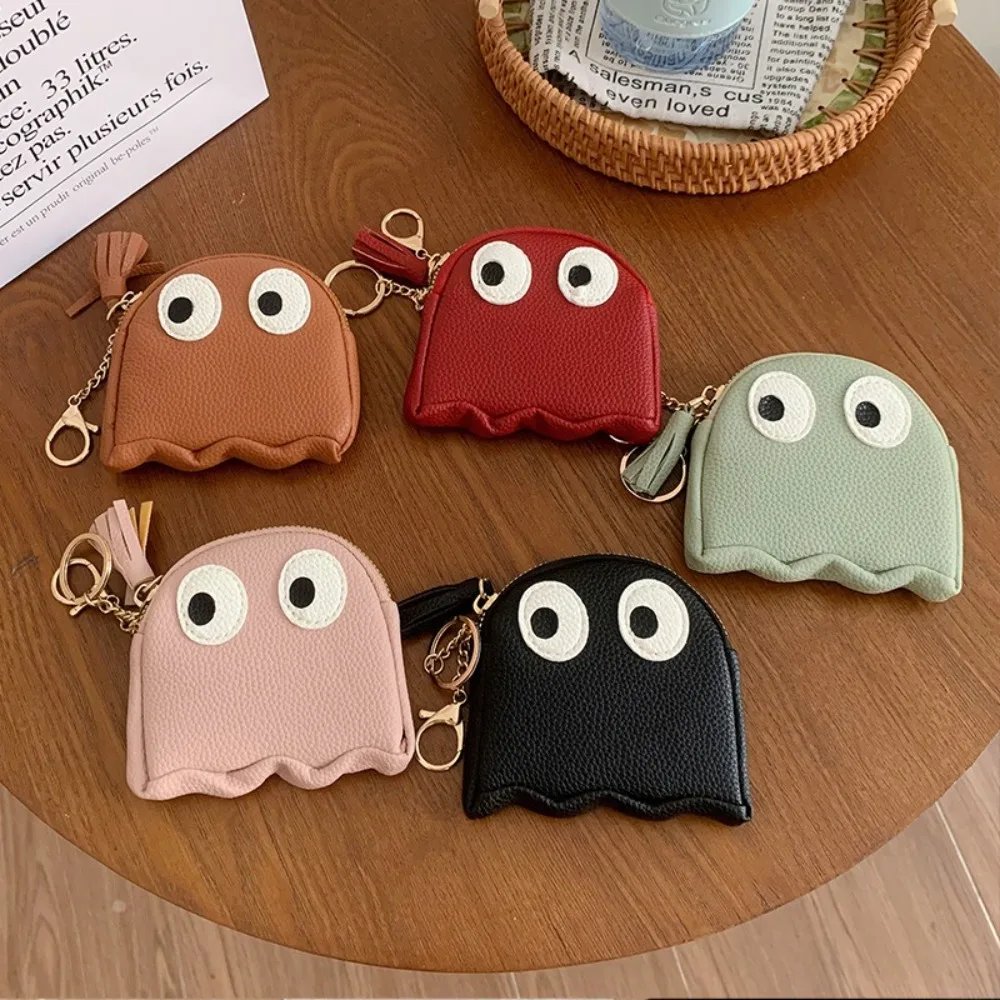 

Soft PU Leather Cartoon Coin Purse Organizer Card Holder Mini Wallet Clutch Keychain Lipstick Makeup Bag Women
