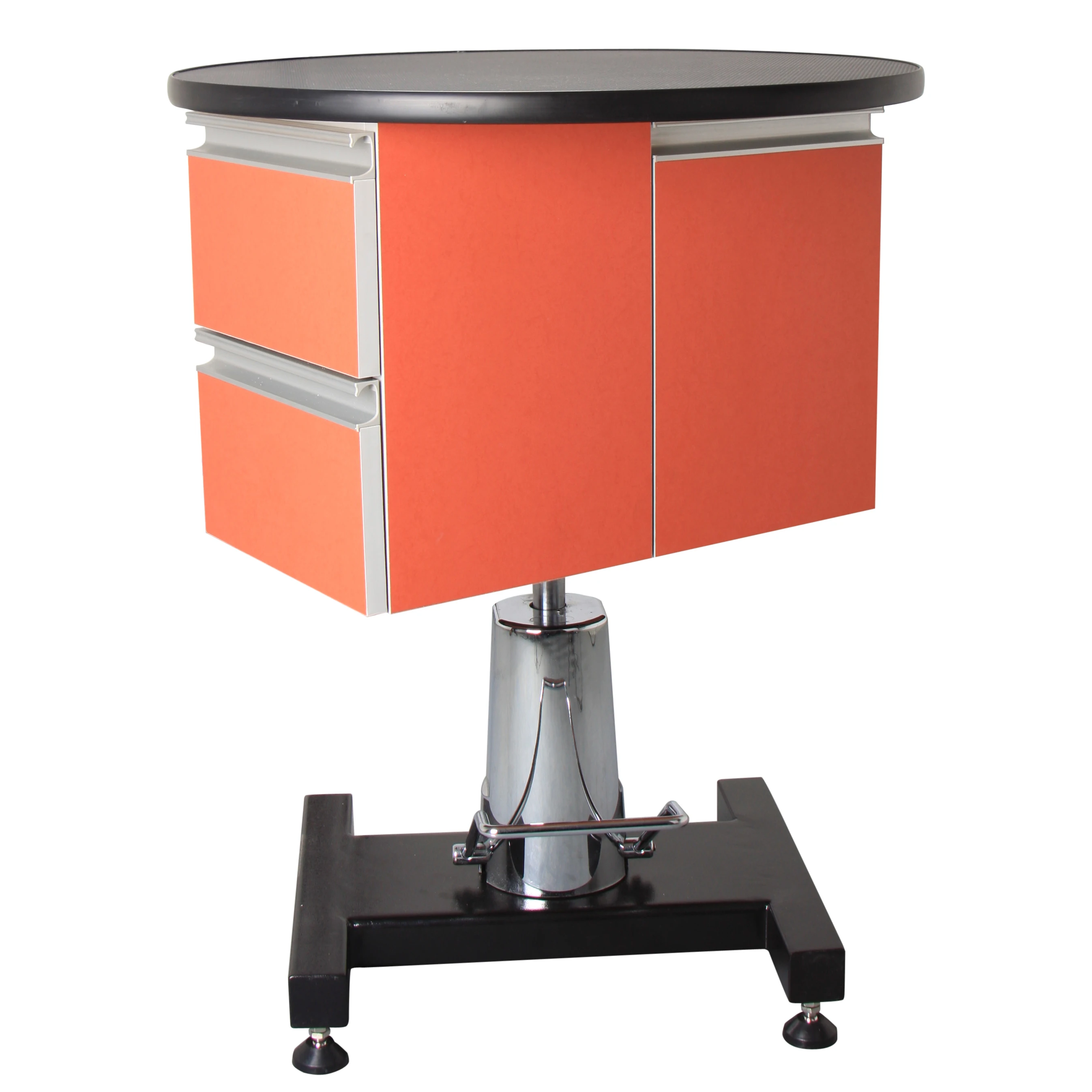 

Pet Grooming Table with Storage Cabinet Convenient Multi-color Pet Trimming Table