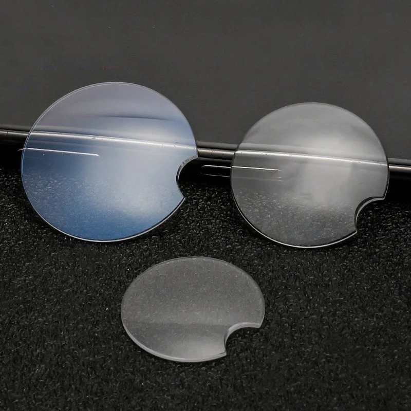 For Cartier Blue Balloon Open Lens Coating Crescent Surface Mask with Blue Light Fish Eye Effect Sapphire Glass Mirror 28mm 36mm image 2