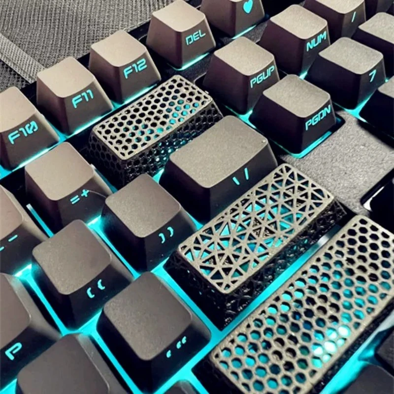 Metal Stainless Steel Theme Keycaps Set Cherry Profile Custom Original Handmade Keycaps for Mechanical Keyboard Accessories DIY
