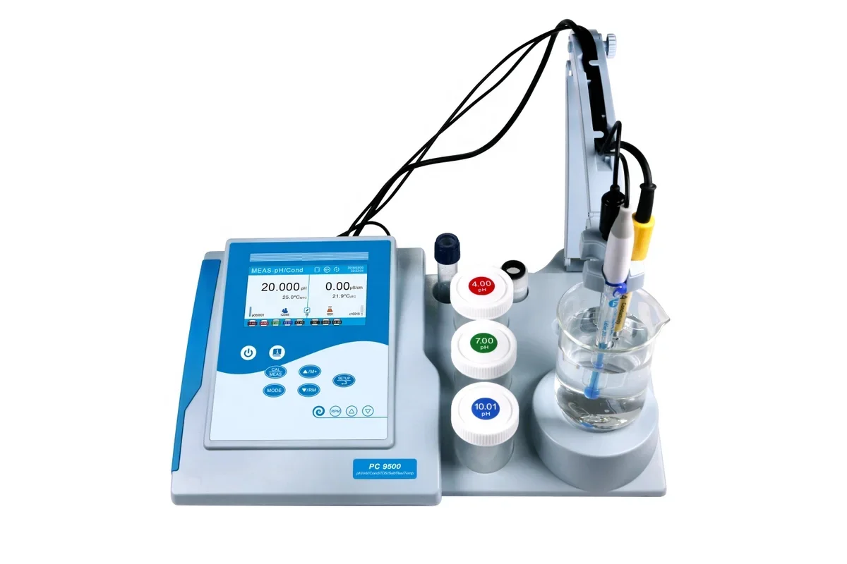 NADE PC9500 high accuracy Benchtop pH/Conductivity Meter-2.000 to 20.000 pH/0-2000mS/cm