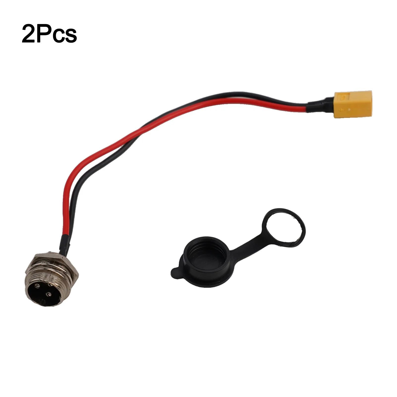 E-Scooter Charging Cable Aviation Charging Port Plastic Shell Replacement Parts Simple Structure For Zero 8/9/10/8X/10X/11X