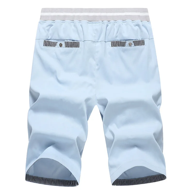 Pantalones cortos para hombre, pantalones cortos ligeros transpirables de verano, pantalones cortos informales a la moda, pantalones cortos de playa con cordón de cintura elástica informal