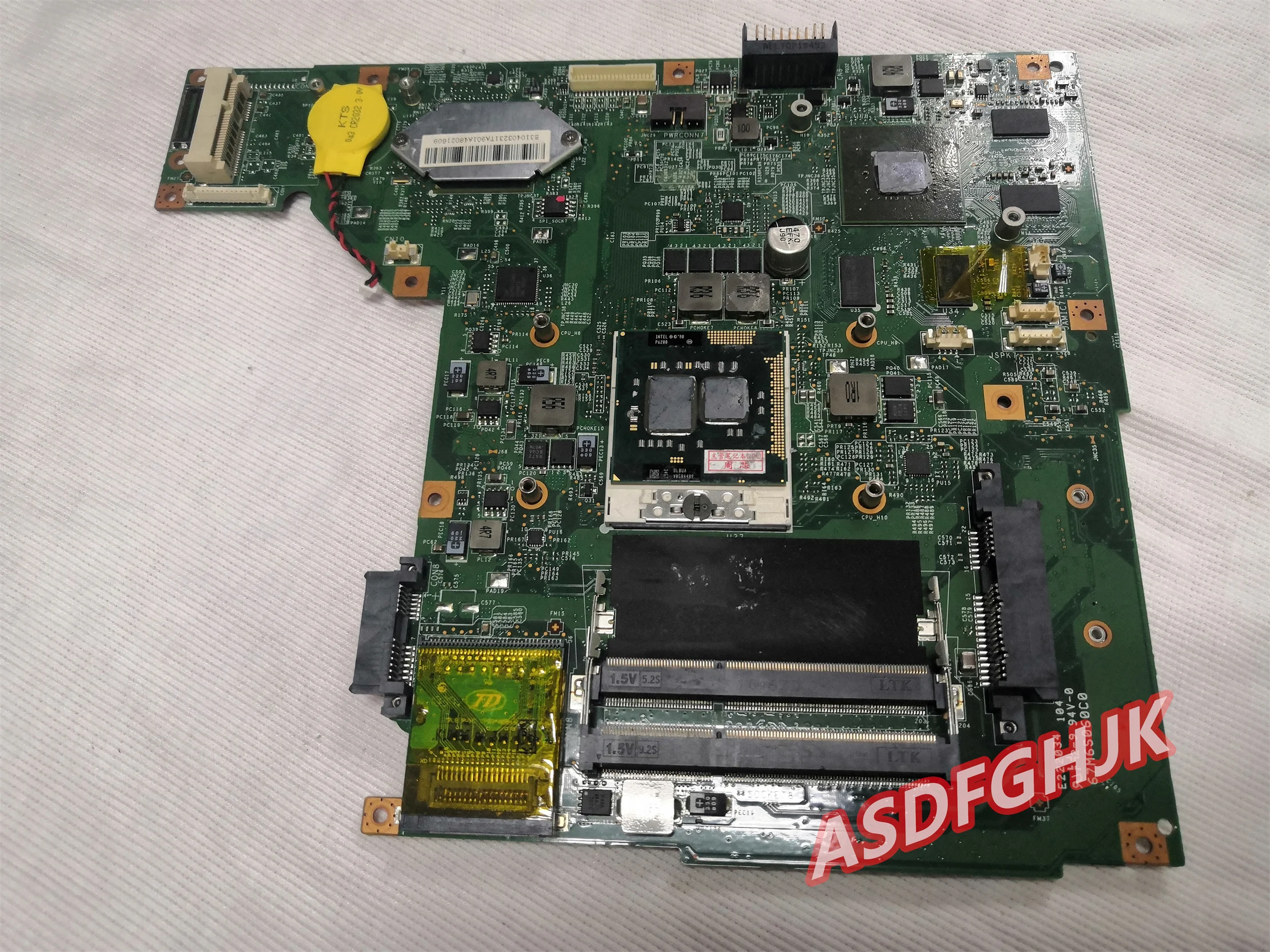 

MS-16G41 VER:1.1 Mainboard For MSI GE620 FX603 MS-16G41 Laptop Motherboard GT425M 1GB DDR3 100% fully work