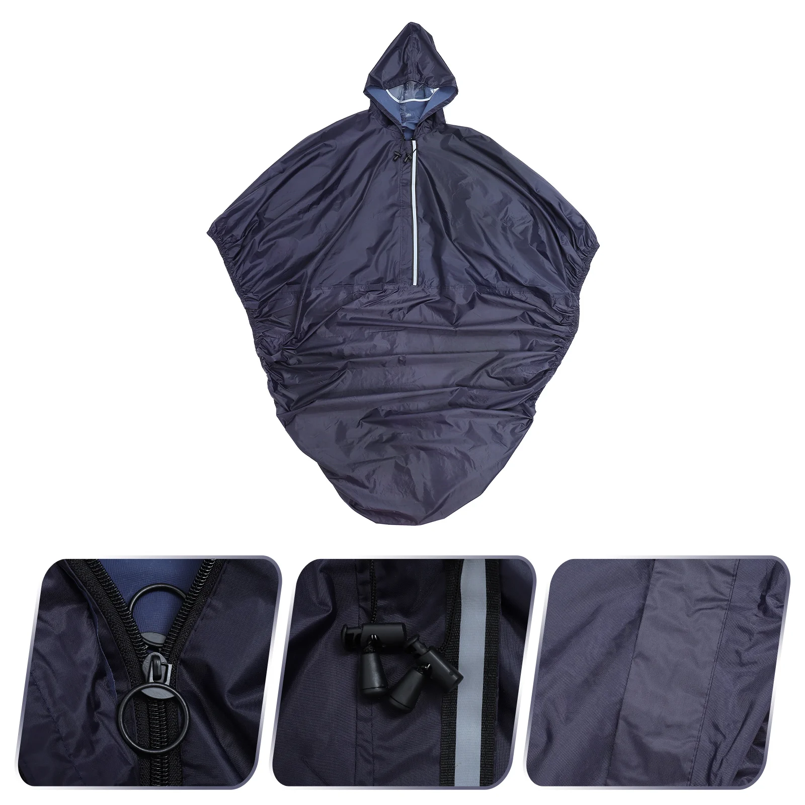 

Reflective Wheelchair Raincoat Portable Outdoor Adult with Hood Elder Cape Jacket