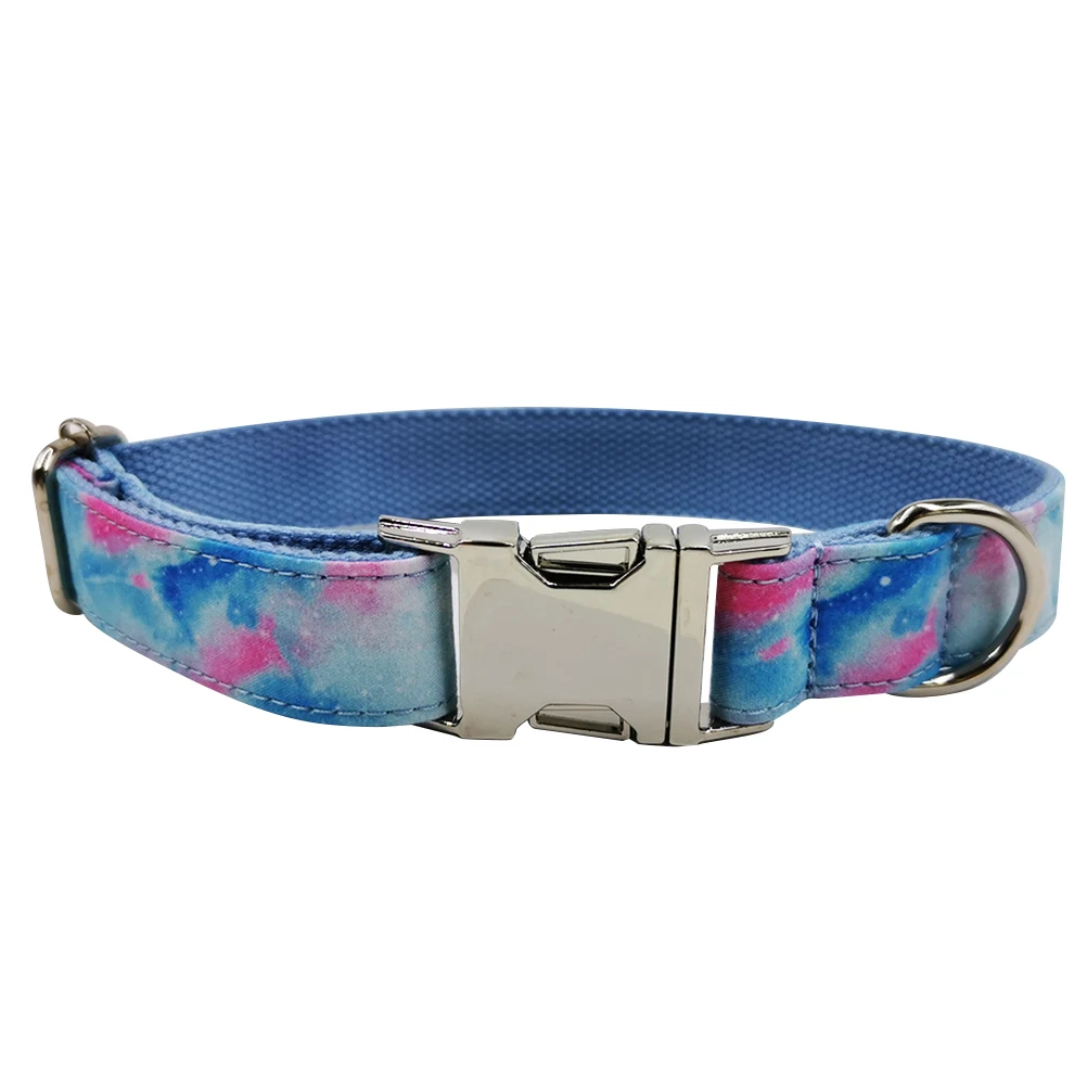 

1pc Zinc Alloy Dog Collar Medium Size Adjustable Pet Necklace Bell Neckchain Simple Design White Color Comfortable Fit