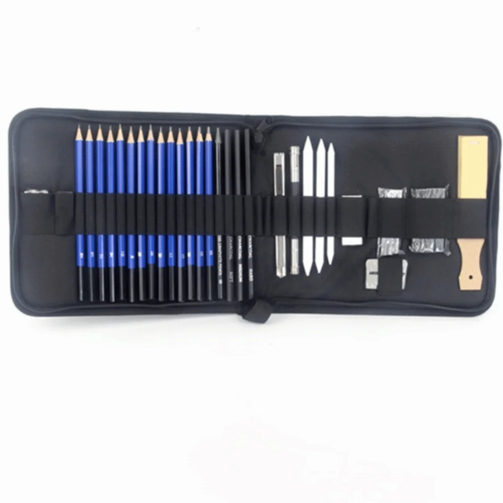 

Набор портативных карандашей для рисования, 24/35 шт., прочный набор цветных грифелей, набор цветных карандашей премиум-качества для рисования, рисования