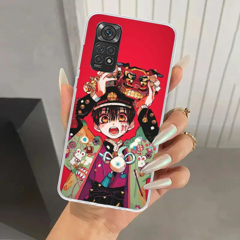 Toilet Bound Hanako Kun Anime Phone Case for Xiaomi Redmi Note 13 12S 12 11S 11 11T 11E 10S 9 Pro Plus 8 8T 9T 7 Soft Funda Prin