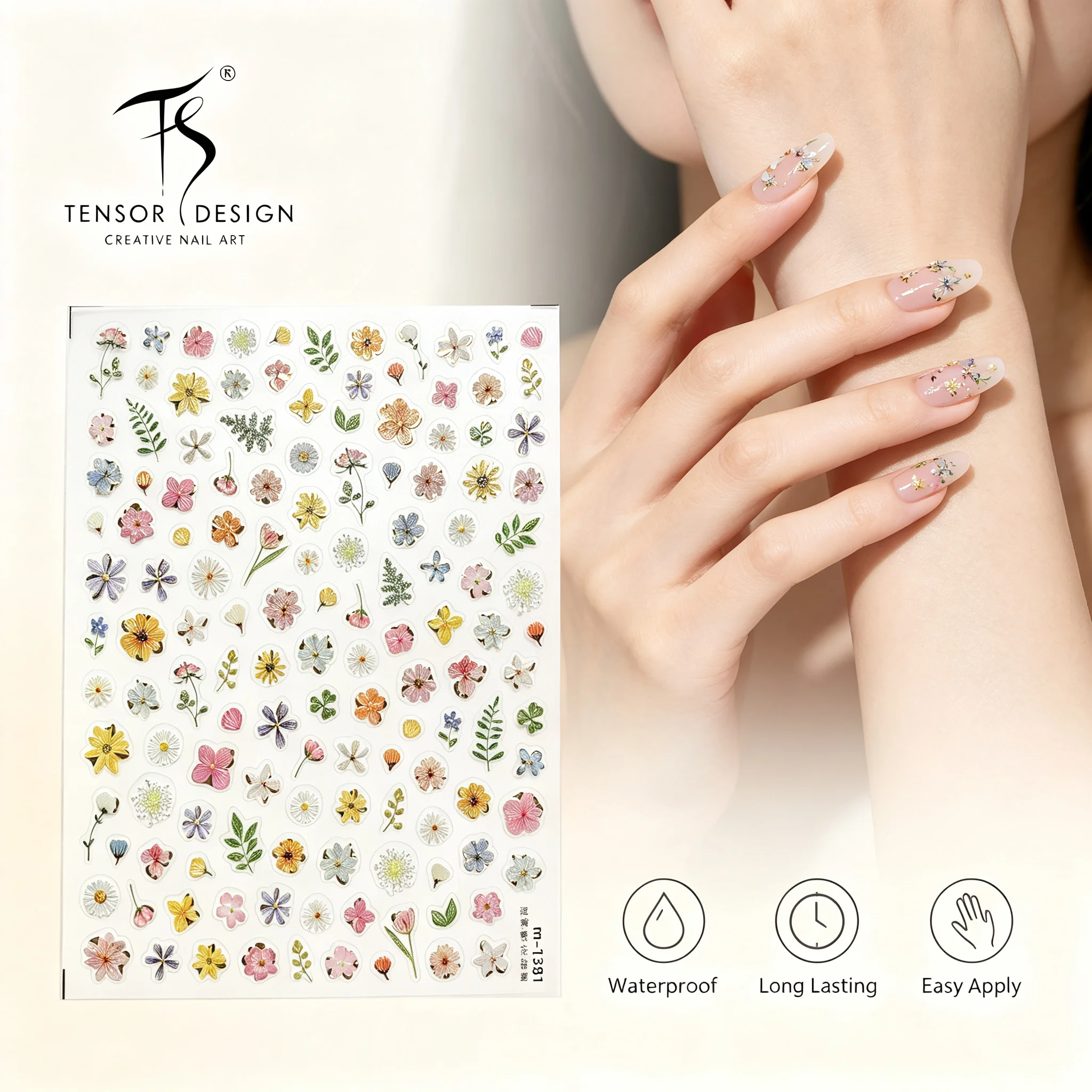 Autocollants floraux TENSOR NA - Nail Art Elegan avis et prix
