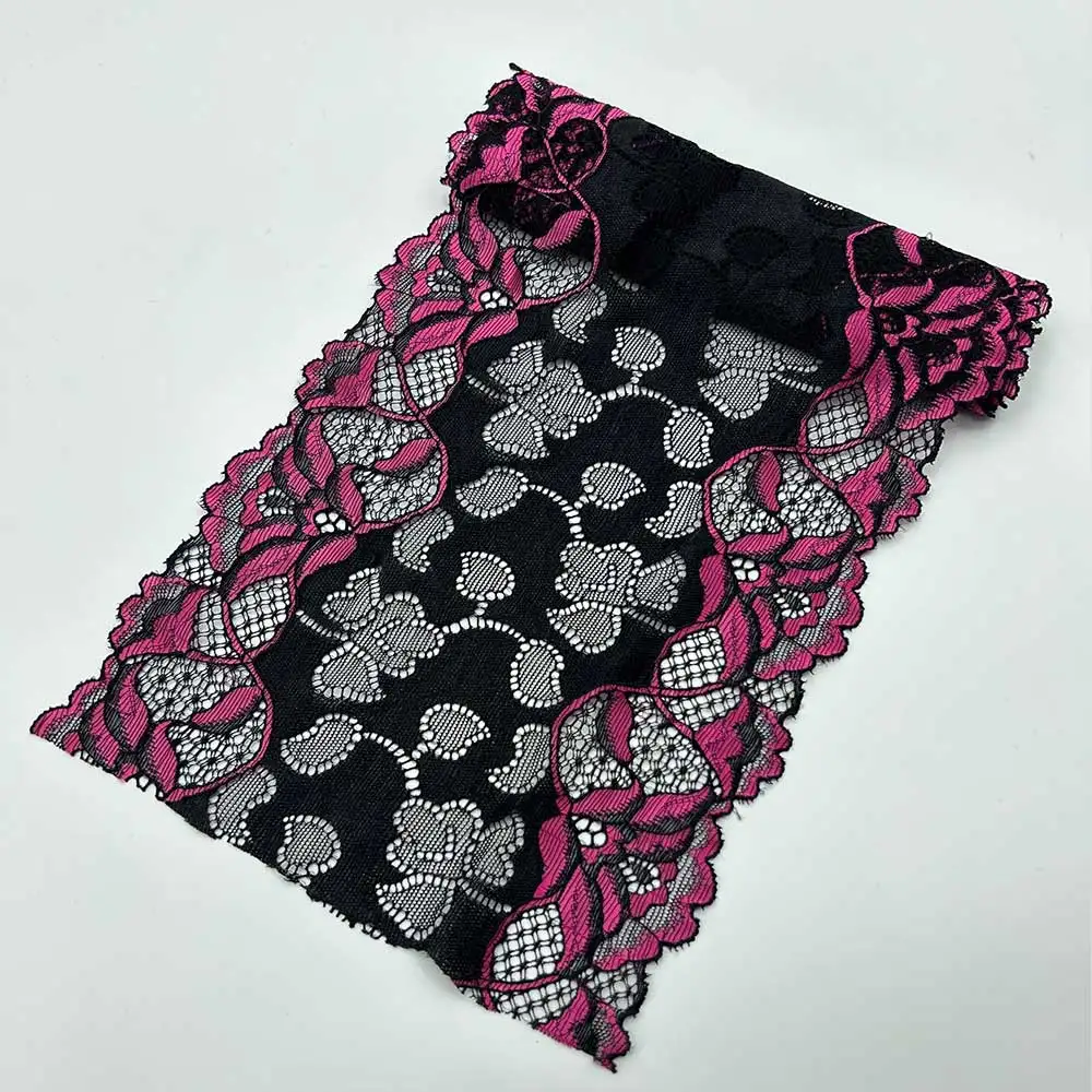 New elastic lace ribbon 18CM wide lace decorative fabric DIY embroidery lace decorative sewing accessories African lace