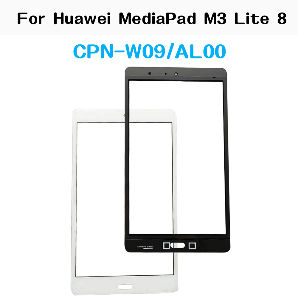 Voor Huawei Mediapad M3 Lite 8 CPN-W09 Al00 L09 Glazen Paneel Scherm Digitizer Vervanging