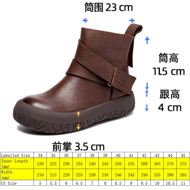 Koznoy 4cm Cow Genuine Leather Spring BootsZIP  Moccasins Motorcycle Chimney Ladies Ankle Booties Autumn Fashion Women Shoes