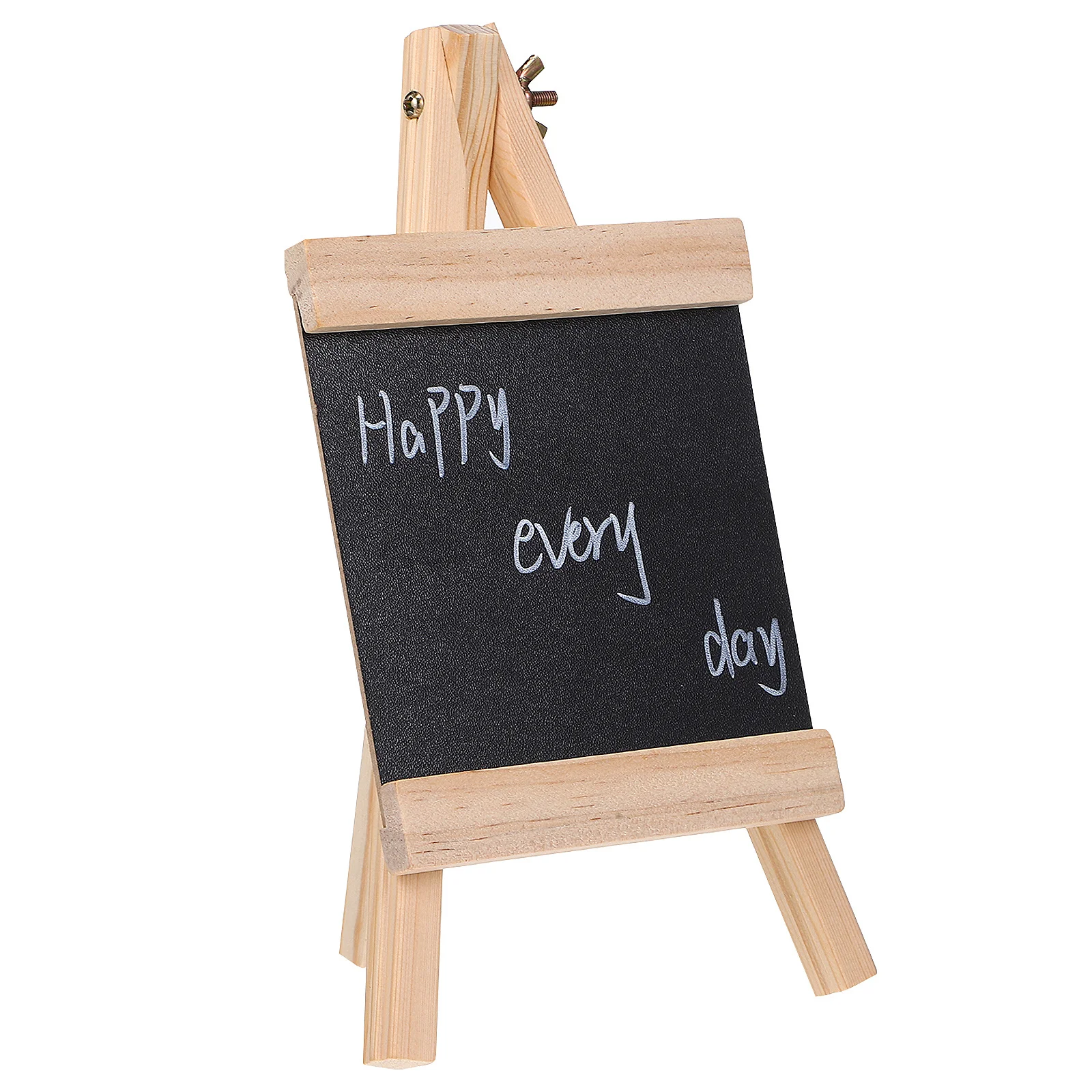 1pcs Wooden Chalkboard Sign Small Blackboard With Stand Tabletop Mini For Restaurant Menu Board Dessert Display Chalk Signs