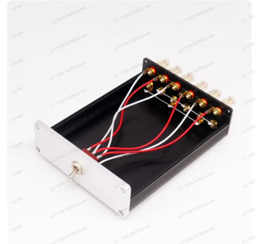 

(2 входа - 1 выход) 2-в-1 переключатель для домашнего усилителя/колонок, стерео аудио-селектор A/B, сплиттер