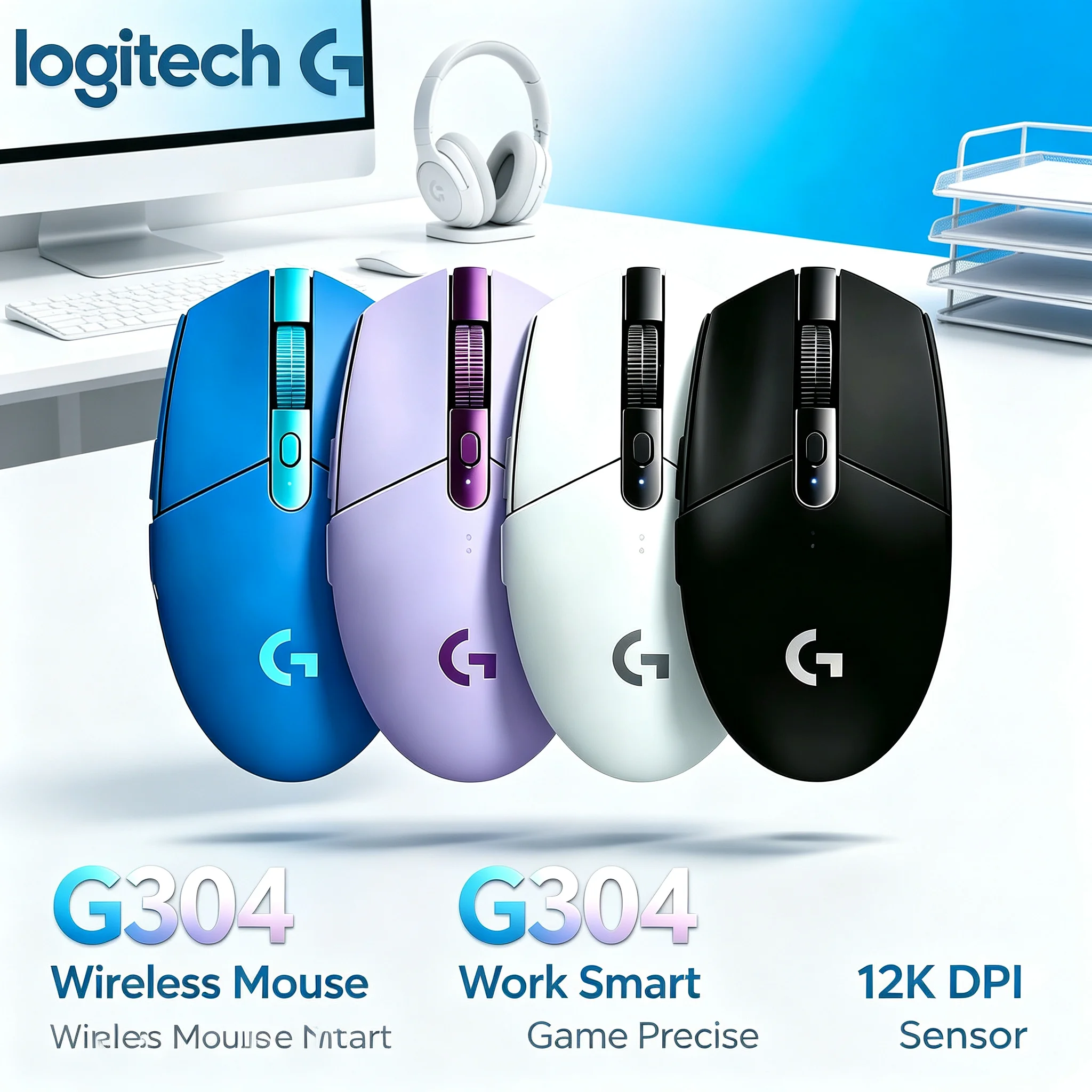 Logitech G304 Lightspeed Wireless Gaming Mouse No‑interference Wireless Signal Gaming Mice For PC