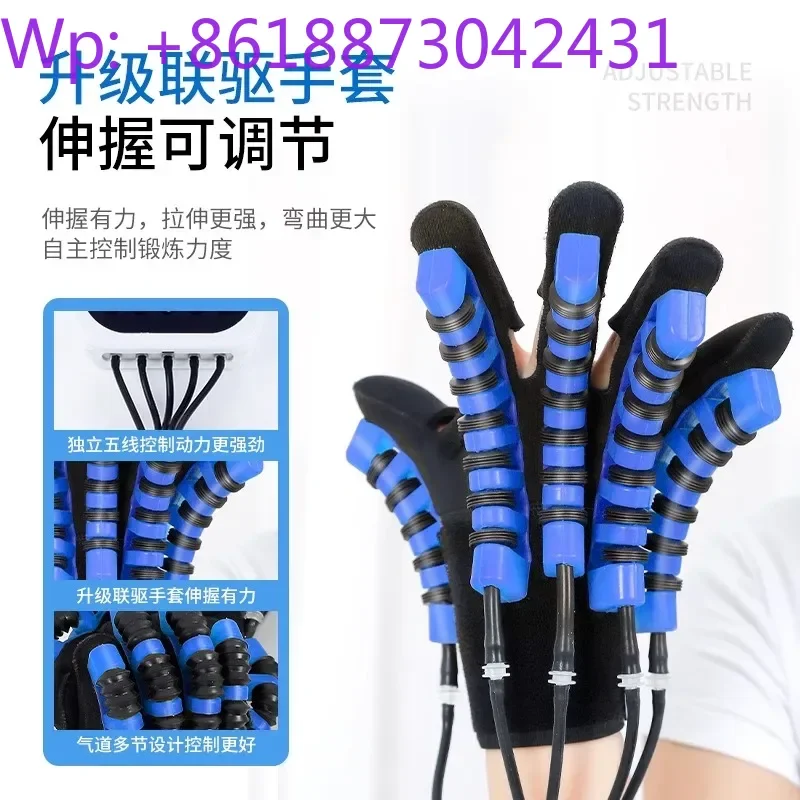 

Finger Hand Rehabilitation Trainer Electric Rehabilitation Machine Gloves Stroke Hemiplegia Five Finger Hand Function Massager