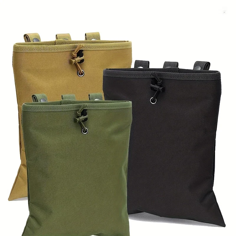 

Tactical Molle Drawstring Magazine Dump Pouch Large Folding Recycling Bag olster Bag Outdoor Ammo Storage Pack Molle phone pouch