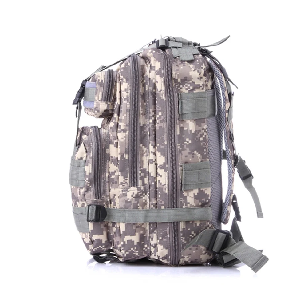 

20-35L Camouflage Backpack Heavy Duty Tactical Rucksack for Hiking Outdoor Adventure Camping Travel Compatible Load
