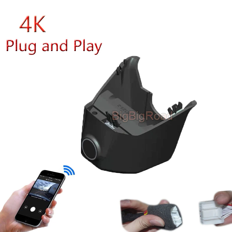 

4K Plug And Play For Geely LYNK&CO 01 Lingke 2021 2022 Car Wifi DVR Video Recorder Dash Cam Camera Black Box Night Vision