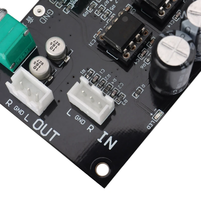 Placa de preamplificador de tono NE5532, preamplificador de ajuste de Control de volumen de rango medio de graves triples, versión fija, 2 uds.
