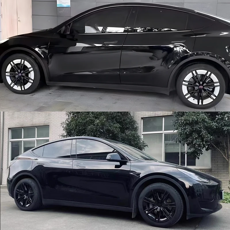 4PCS Hub Cap Car for Tesla Model Y 19 Inch Hubcap Performance Full Rim Cover Wheel Cap for Gemini Accessories Wheel Parts 2024