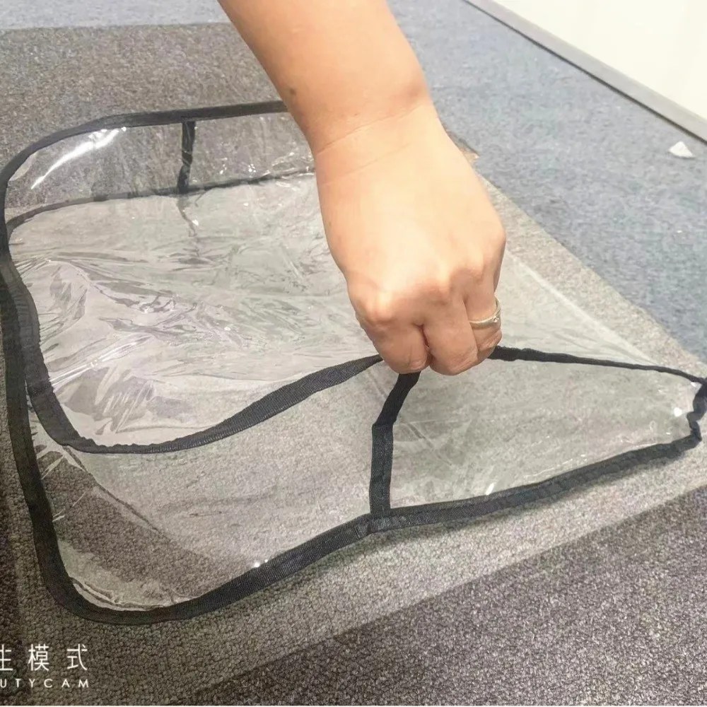 Transparent Barber Chair Backrest Cover Dustproof Anti-fouling Waterproof Slipcover Anti-Scratch Easy-Clean Furniture Protector