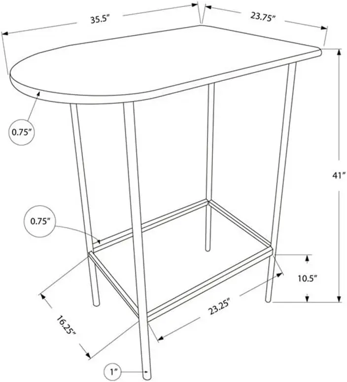 I Table/Home Bar, bianco