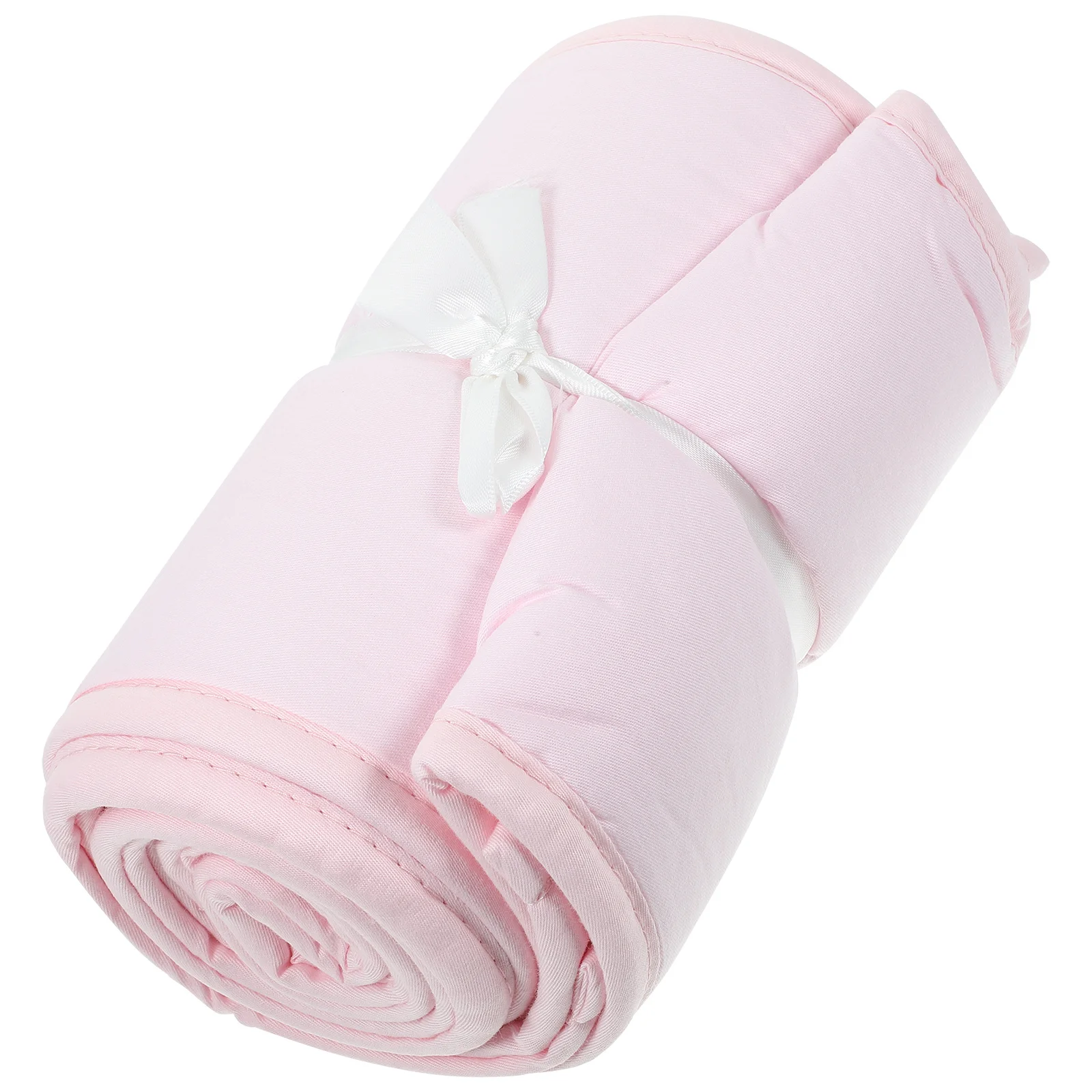 

3-х шт. чехлы на детские кроватки, мягкие, розовые, простые, хлопковые, для защиты от столкновений, для прорезывания зубов, безопасные, легкая установка