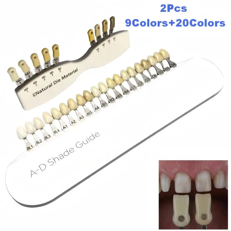 

Ivoclar IPS A-D Dental Shade Guide Natural Die Material Shade Guide 29 Colors Professional Dental Shade Selection Set 702354