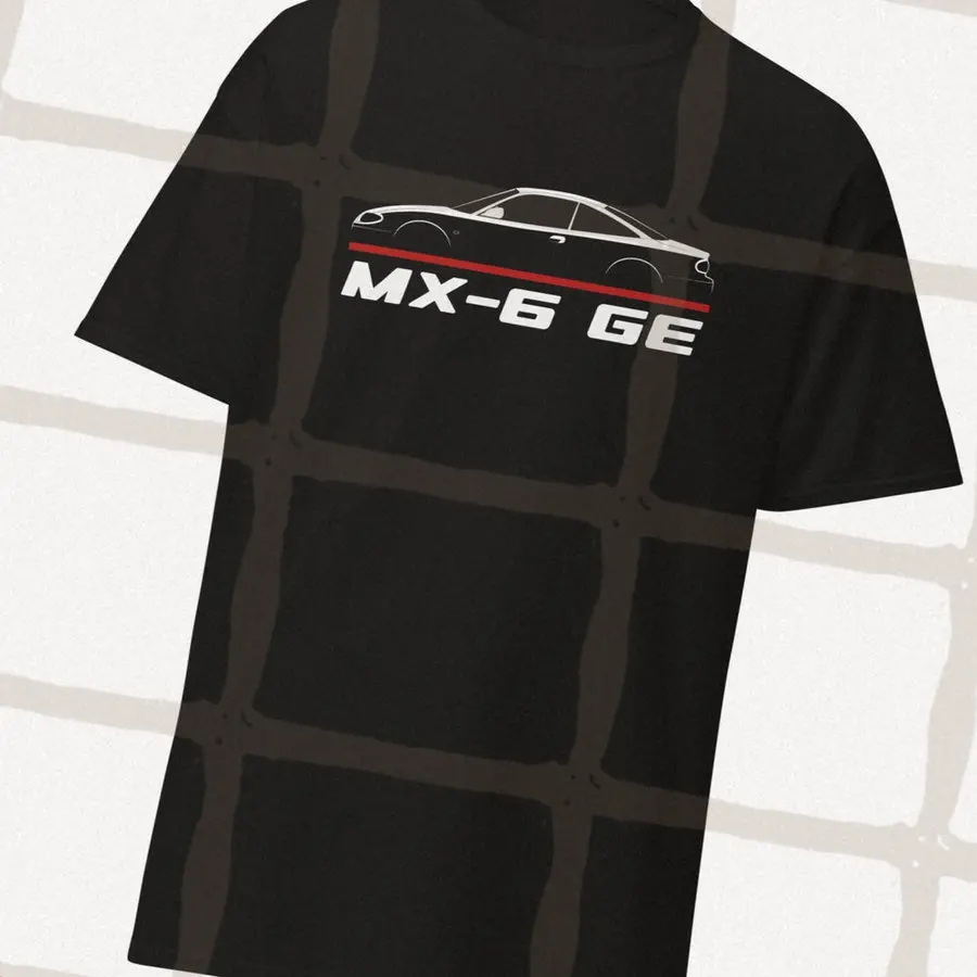 

Car Lovers T-shirt Mazd car MX-6 GD GE Men's and Women's Short-Sleeved with Patterns for Summer