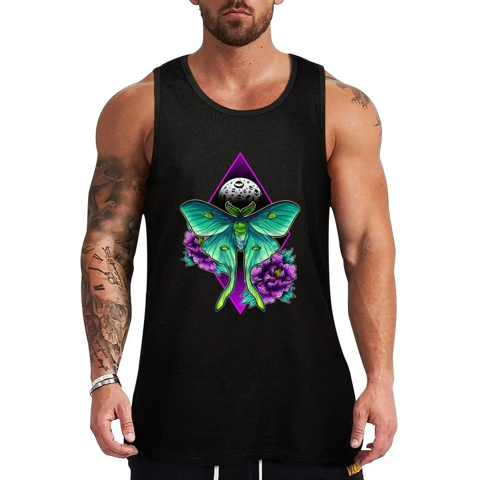 Luna Moth Tank Top sleeveless jackets Working vest