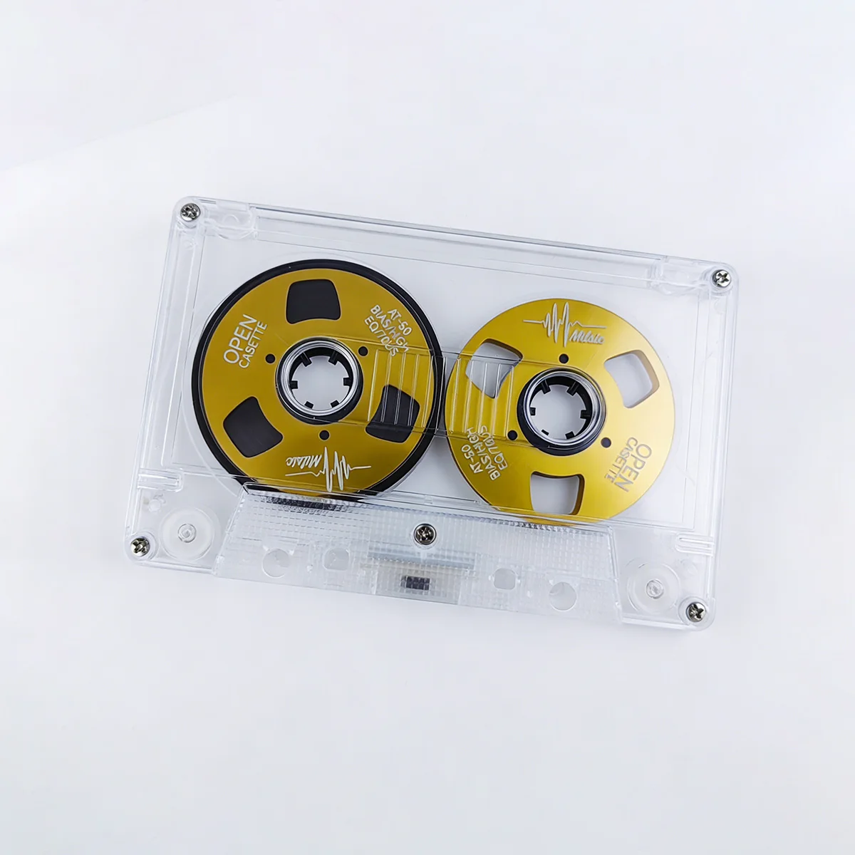50min Double Colorful Metal Reel Cassette Blank Tape HIFI Qu