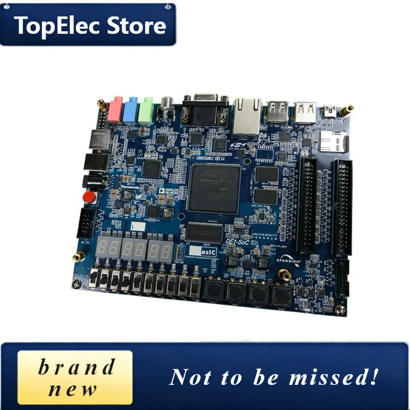 TopElec FPGA Development Board For Altera CycloneV 5CSEMA5F31C6 DE1-SoC, ARM And FPGA Hybrid Architecture Hardware Platform For