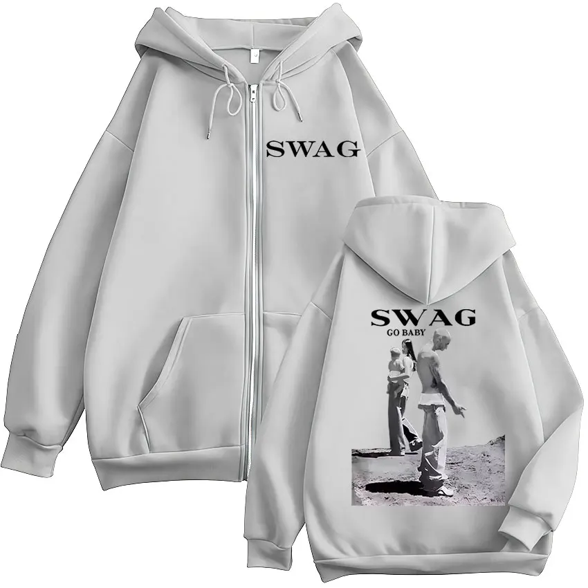 مغني الراب جاستن بيبر SWAG جولة ألبوم جديد سستة هودي رجالي موضة المتضخم سترة البلوز الهيب هوب القوطية الشرير زمم هوديي