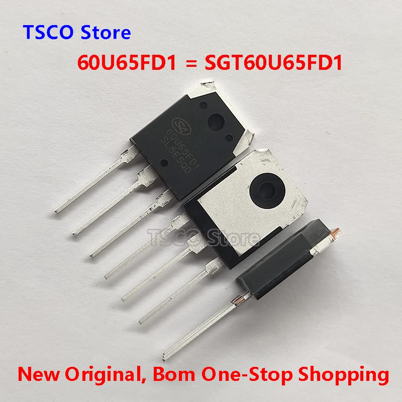 （ 10Piece /LOT)  60U65FD1 SGT60U65FD1   New Original 60A 650V IGBT image 2