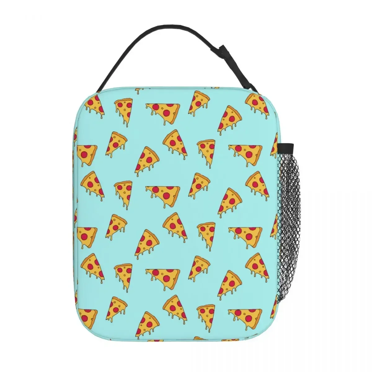 Insulated Lunch Bags Cartoon Pizza Slice Product Lunch Food Box Multifunction Thermal Cooler Lunch Box For School